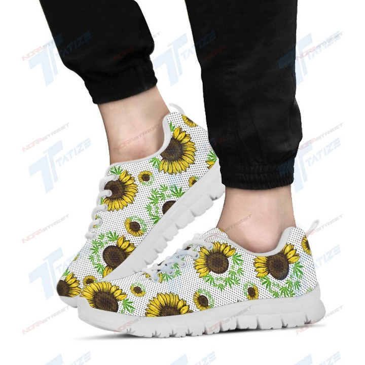 Sunflower Weed Sneakers Shoes Fashion White