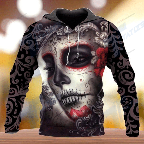 Day of the dead girl 3D All Over Printed Shirt Sweatshirt Hoodie Bomber Jacket Size S - 5XL