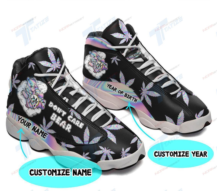 Weed dont care bear custom name Air Jordan 13 Sneakers JD13 XIII Shoes