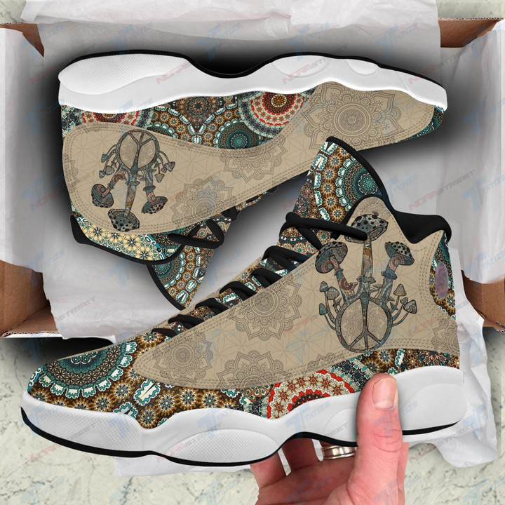 Funny mandala mushroom Air Jordan 13 Sneakers JD13 XIII Shoes