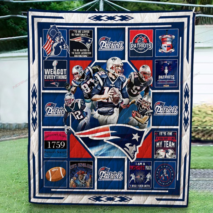 New England Patriots 3D Premium Quilt