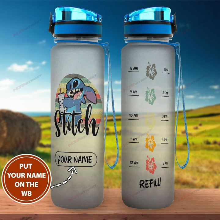 Stitch Personalized Water Bottle 03