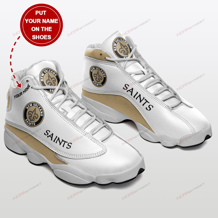 New Orleans Saints Personalized Air JD13 Sneakers 040