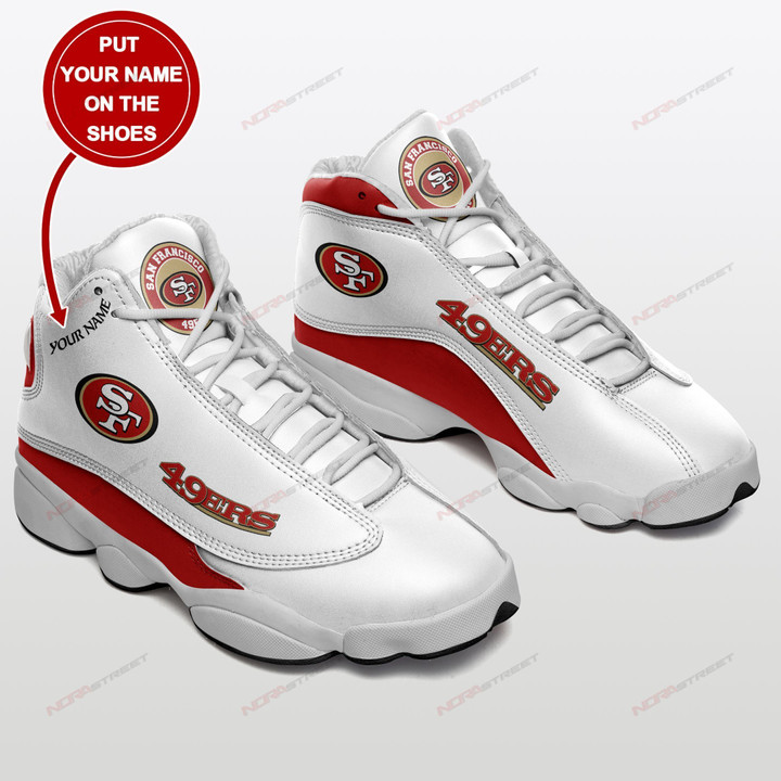 San Francisco 49ers Personalized Air JD13 Sneakers 022