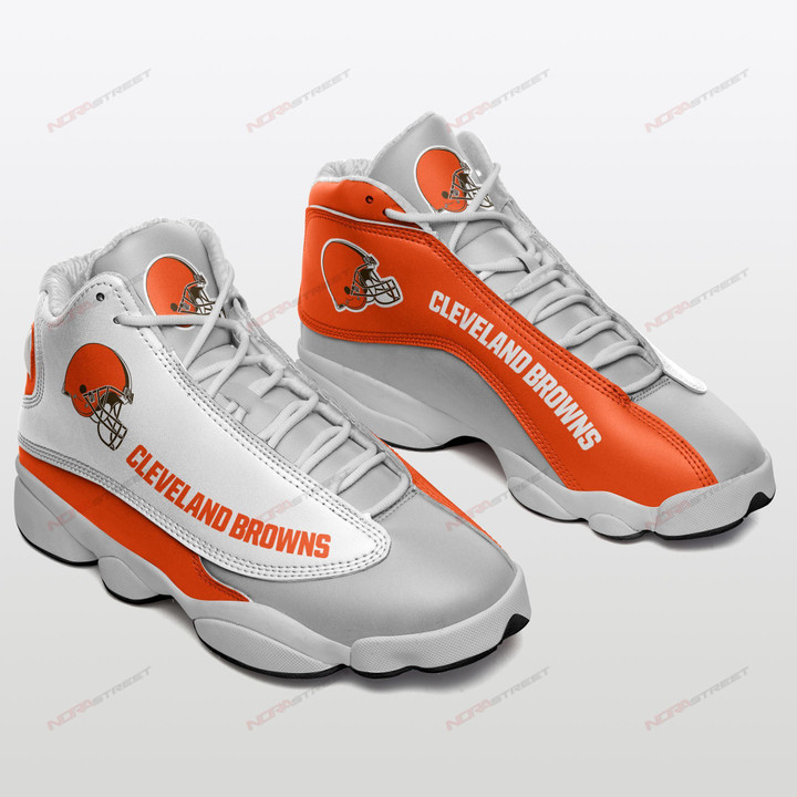 Cleveland Browns Air JD13 Sneakers 089