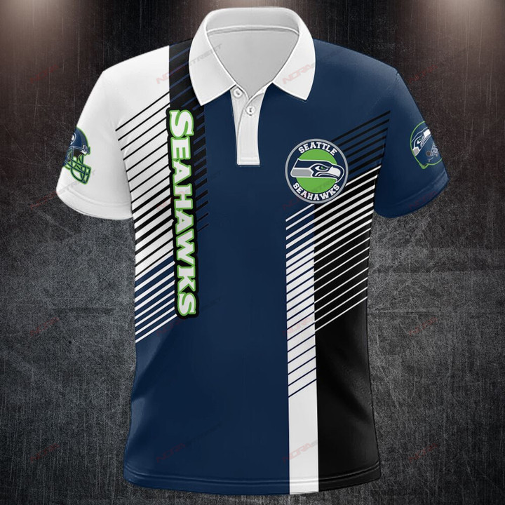 Seattle Seahawks Polo T-Shirt 026