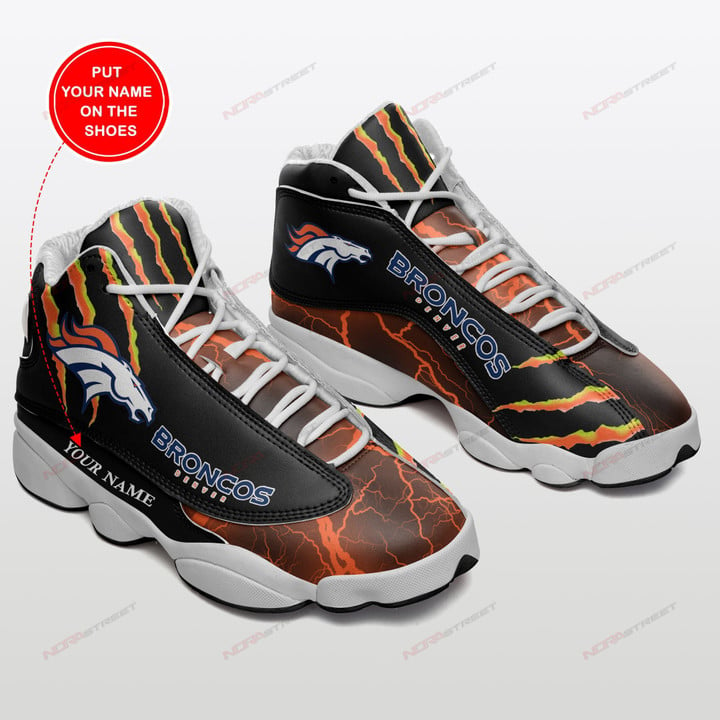 Denver Broncos Personalized Air JD13 Sneakers 194