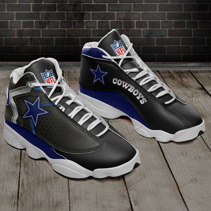 Dallas Cowboys  Air JD13 Sneakers 186