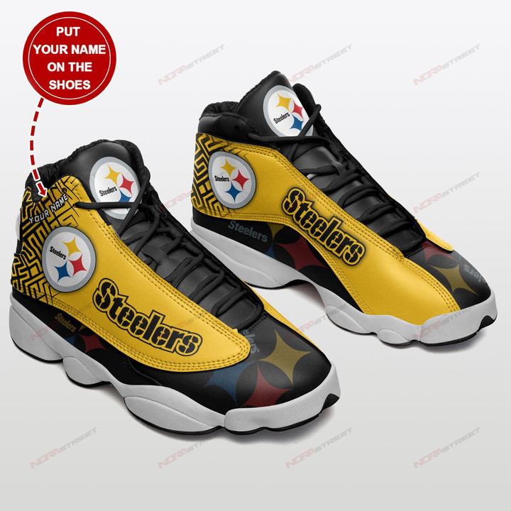 Pittsburgh Steelers Personalized Air JD13 Sneakers 252