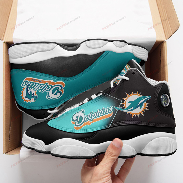 Miami Dolphins Air JD13 Sneakers 256