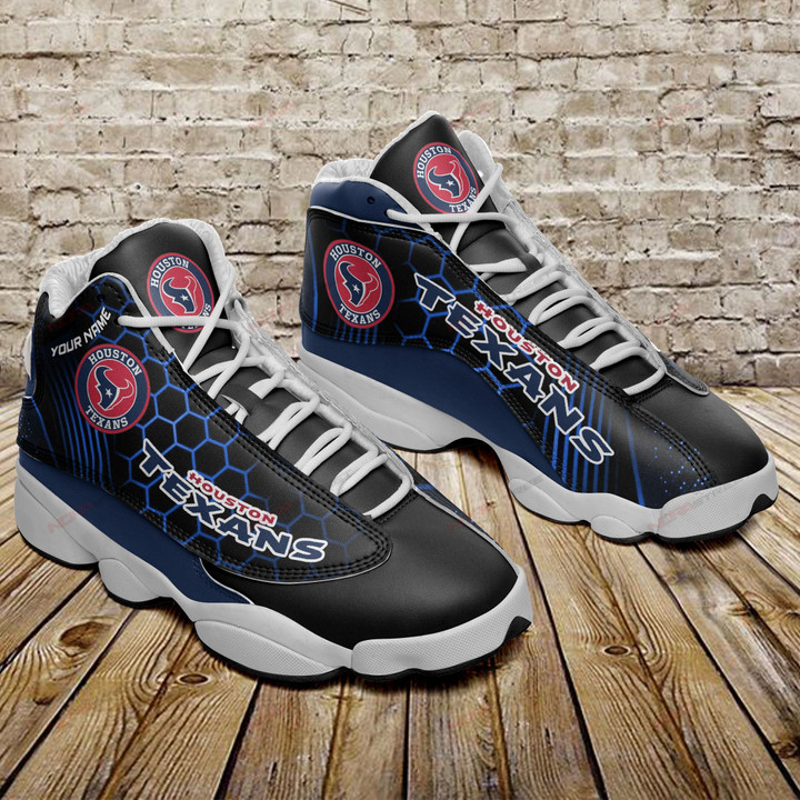 Houston Texans Personalized Air JD13 Sneakers 502