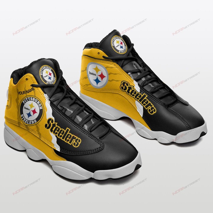 Pittsburgh Steelers Personalized Air JD13 Sneakers 510