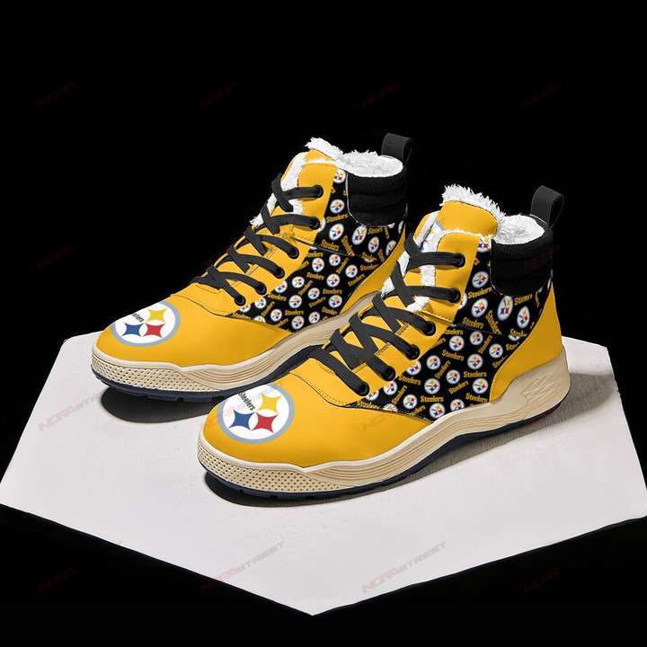 Pittsburgh Steelers Winter High Top Fashion Sneaker 40