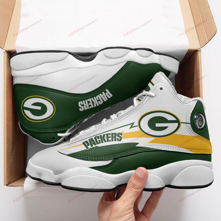 Green Bay Packers Air JD13 Sneakers 553