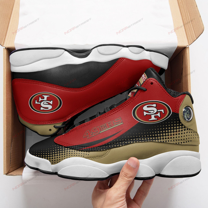 San Francisco 49ers Air JD13 Sneakers 675