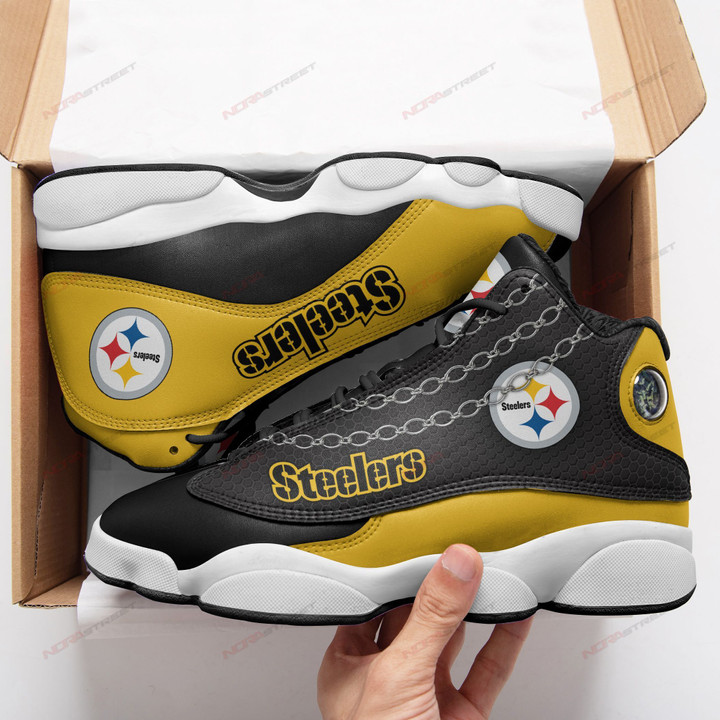 Pittsburgh Steelers Air JD13 Sneakers 673
