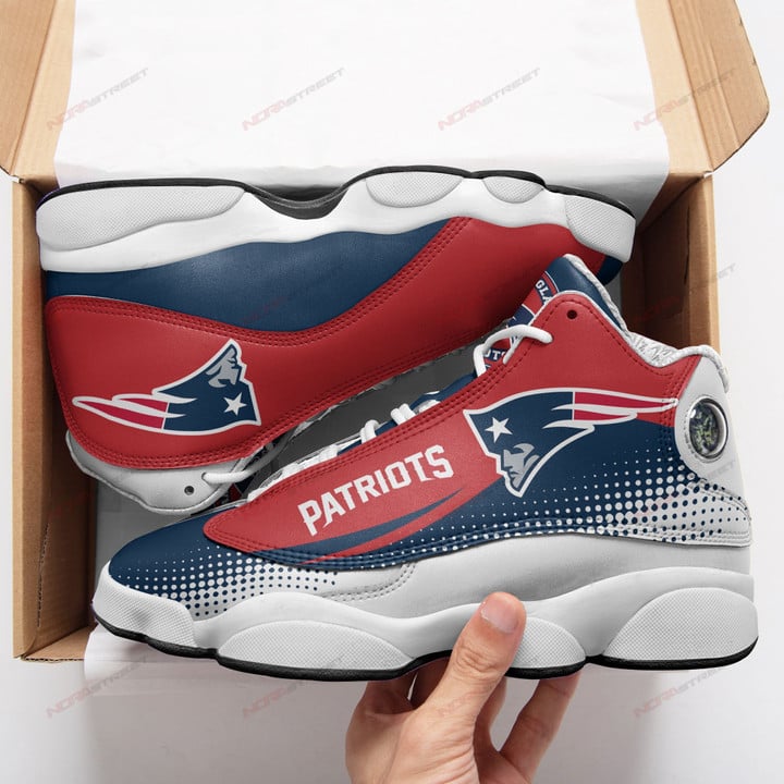 New England Patriots Air JD13 Sneakers 666