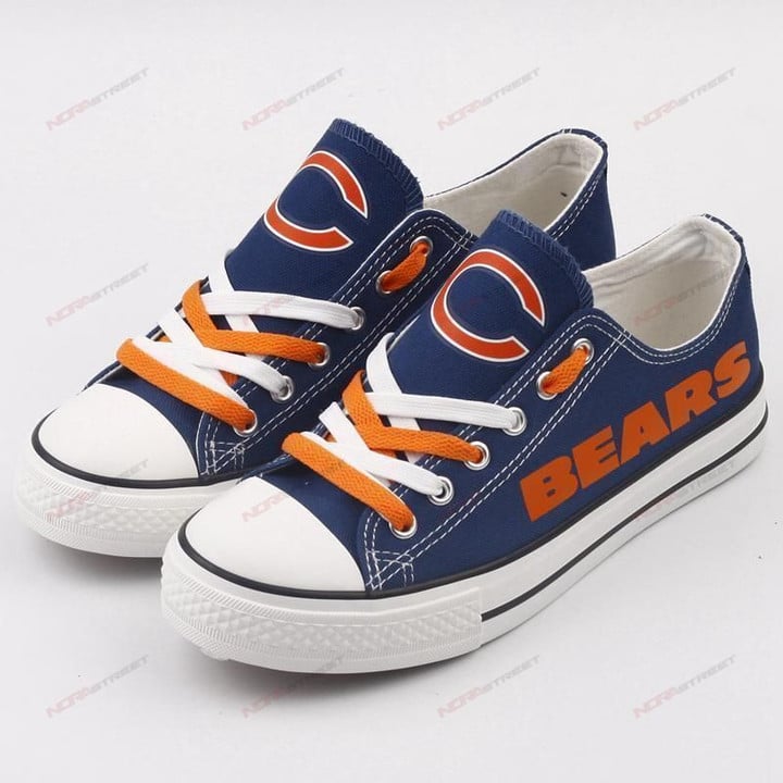NFL Chicago Bears Limited Edition Low Top Canvas Shoes