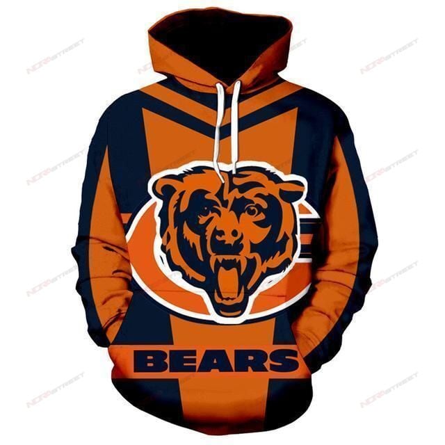 Chicago Bears Limited Edition All Over Print Full 3D  Hoodie