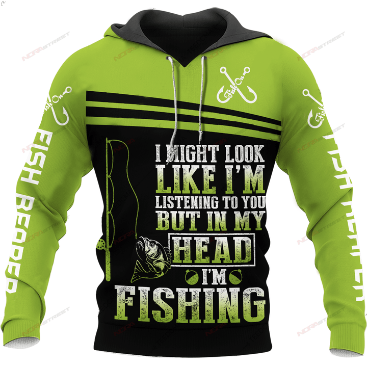 Fishing I Might Look Like I'm Fishing 3D All Over Printed Hoodie 157
