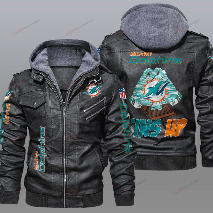 Miami Dolphins Leather Jacket 20