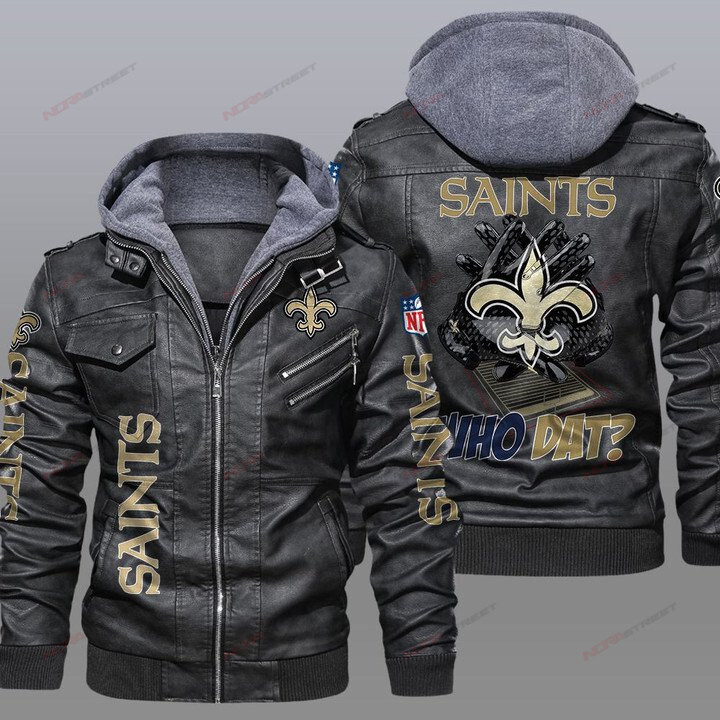 New Orleans Saints Leather Jacket 23