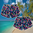 Beach Flamingo Hawaii Shirt and Short Set
