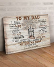 To My Dad Canvas
