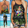 Let It Be Criss-cross Tanktop and Legging set (buy both for 10% discount)