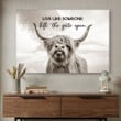 Highland Cow Gate Open Canvas & Poster