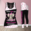 Elephant Pink Breast Cancer Awareness Legging and Hoodie Set