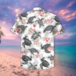 Turtle Pink Flower Hawaii Shirt and Short Set - NN0721QA