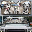 Dalmatian Family Car Sunshade - TG0821HN