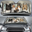 Shetland Sheepdog Family Car Sunshade - TG0821QA
