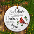 Cardinal Christmas Love Never Dies Ornament - TG0921HN