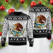 Black Feliz Navidad Mexican Wool Sweater - PD0921DT