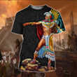 Aztec Eagle Warrior TShirt and Hoodie - PD01021DT