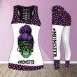 Momster Skull Purple Legging and Hoodie Set - TG0721OS