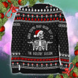 But It's Holiday Season Skull Christmas Wool Sweater - TG0921TA