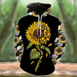 Skull You Are My Sunshine Flower Legging and Hoodie Set