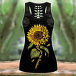Skull You Are My Sunshine Flower Legging and Hoodie Set