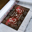 Red Dragons Dnd Roll For Initiative Doormat - TG1021TA
