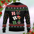 Dachshund Ho Ho Ho Christmas Wool Sweater - TG1021TA