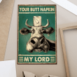 Cow Bathroom Lord Poster - TT1121HN