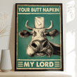 Cow Bathroom Lord Poster - TT1121HN