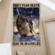 Don't fear death man and the sea Poster - TT1121OS