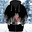 Christmas Black Cat Hoodie and Zip Hoodie - NH1121HN