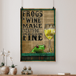 Frog and wine Poster - TT1121DT