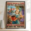 Girl loved gardening Poster - TT1121OS