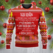 Dear Santa Please Take Care Of Those Who Need You Wool Sweater - TG1121DT